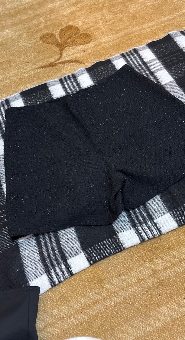 Siyah Örgü Mini Etek Kadın - Görsel 4