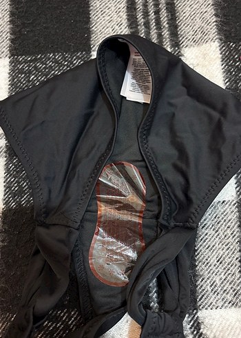 Kemer Detaylı Siyah Kadın Bikini Altı - Görsel 2