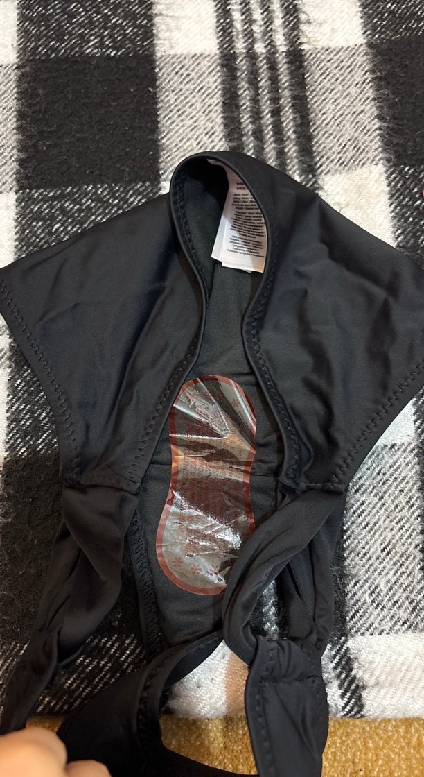 Kemer Detaylı Siyah Kadın Bikini Altı - Görsel 2