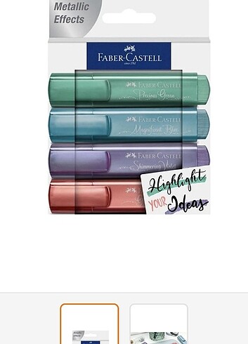 Faber Castell simli fosforlu kalem