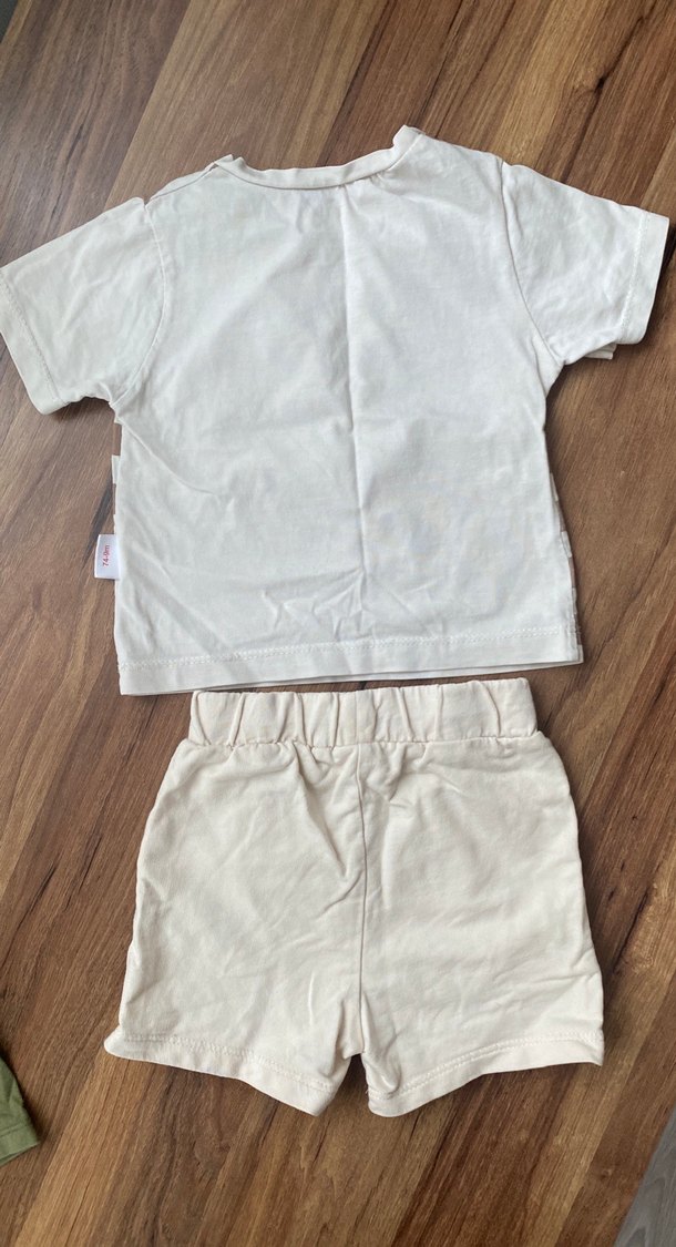 Bebek Erkek Kısa Kollu Pamuklu 2'li Takımlar - Görsel 4