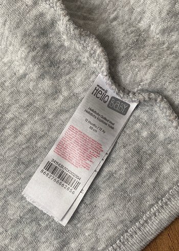 Gri Erkek Çocuk Zebra Desenli Düğmeli Yelek - Görsel 5