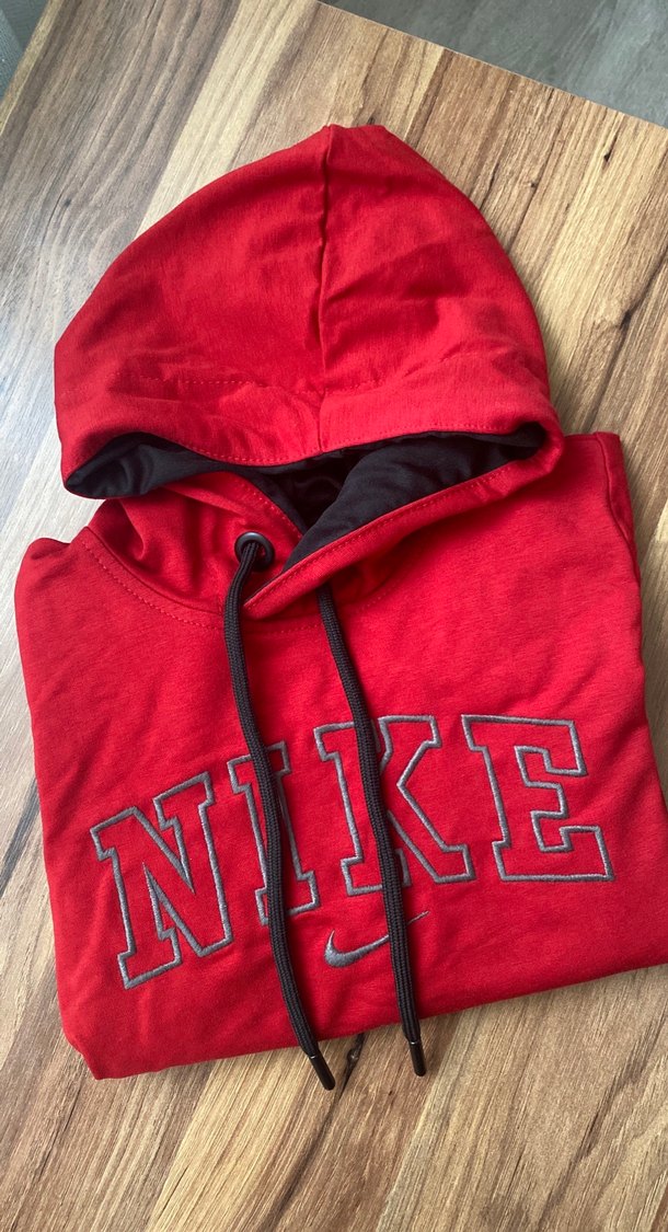 Kırmızı Kapüşonlu Kız-Erkek Çocuk Sweatshirt - Görsel 5