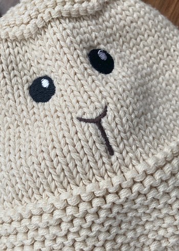 Nakışlı Çocuk Örgü Bere - Görsel 4