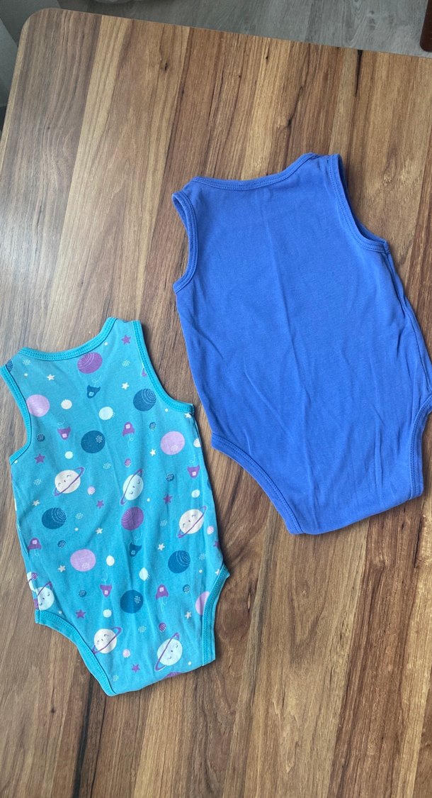 Erkek Bebek Kolsuz çıtçıtlı Atle, Renkli Baskılı - Görsel 4