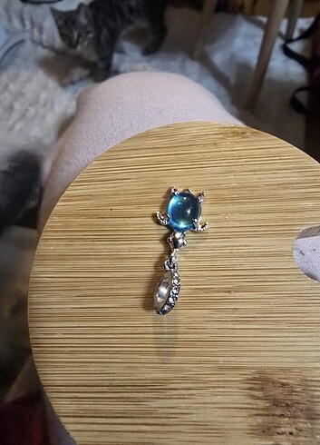 Beden mavi Renk Pandora mavi Kaplumbağa charm