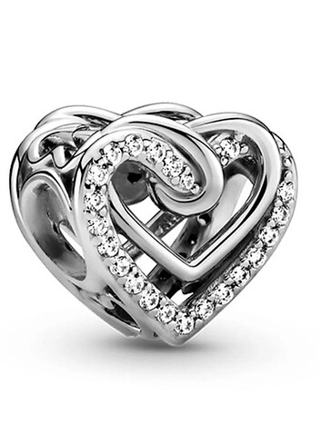 Pandora Taşlı Kalp Charm 