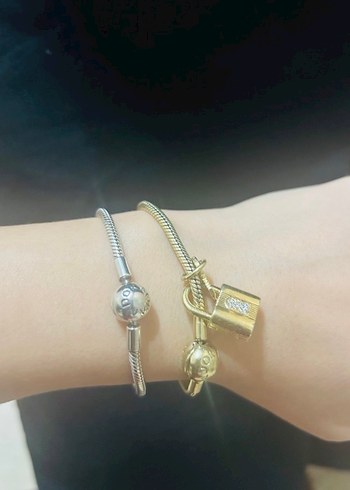 Pandora Altın Kilit ve Anahtar Charm - Görsel 2