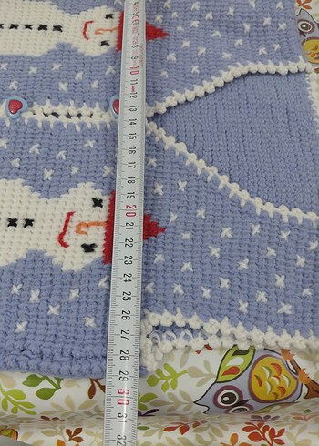 Nakışlı Renkli Kız Erkek Çocuk Örgü Yelek - Görsel 6