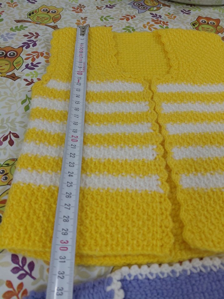 Nakışlı Renkli Kız Erkek Çocuk Örgü Yelek - Görsel 3