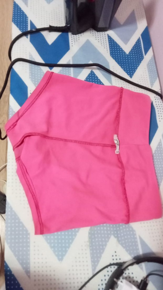 Yüksek bel pembe Mini ŞORT YENİ - Görsel 3