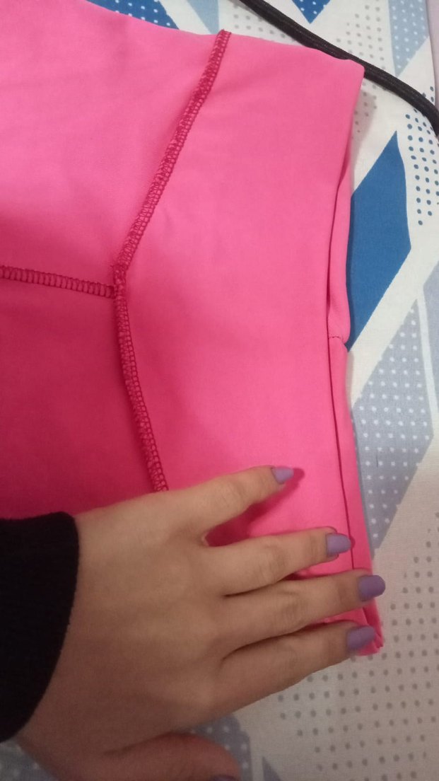 Yüksek bel pembe Mini ŞORT YENİ - Görsel 4