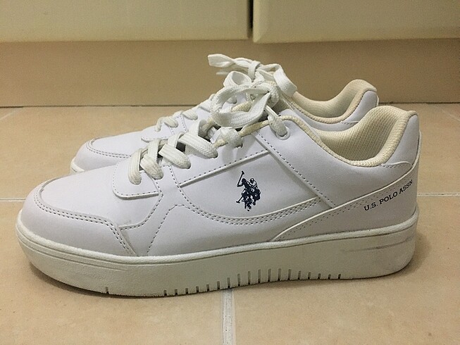 38 Beden U.S. Polo Assn. Beyaz Ayakkabı