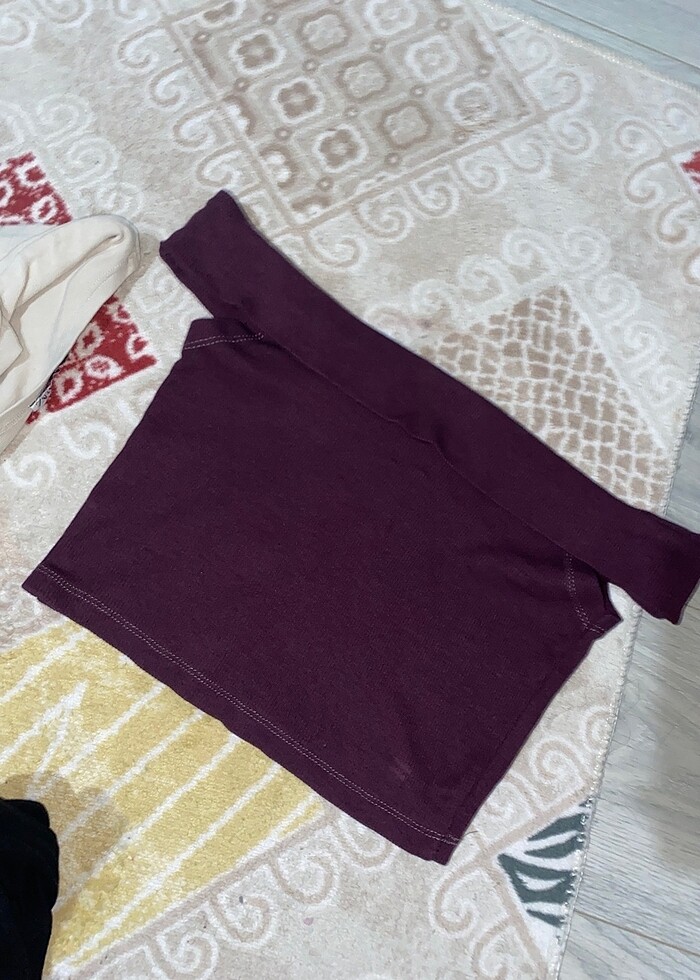 Bordo bluz - Görsel 2