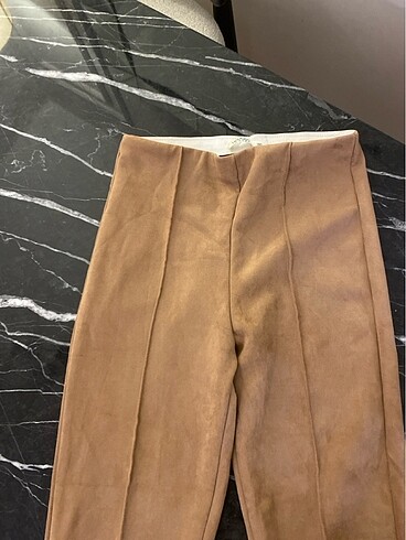 Yoyoso Süet tayt pantolon