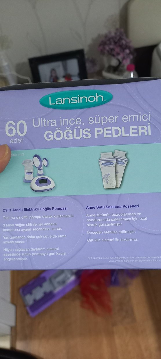 Lansinoh Ultra İnce Göğüs Pedi 60+60  Adet - Görsel 3
