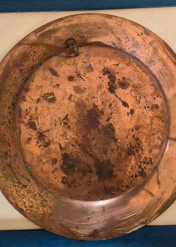 bakır Kabartmalı Tabak - Görsel 3