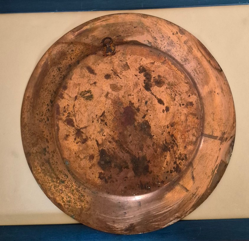 bakır Kabartmalı Tabak - Görsel 3