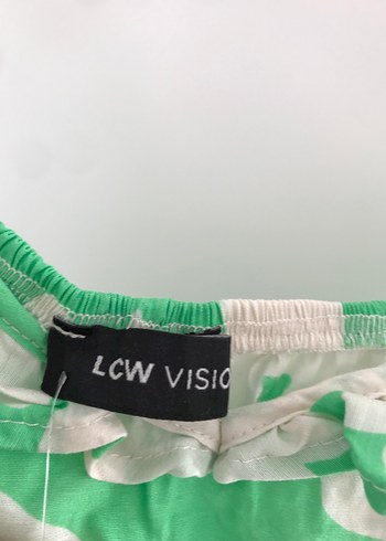 LC WAİKİKİ Yeşil Çiçek Desenli Uzun Kolsuz Elbise - Görsel 2