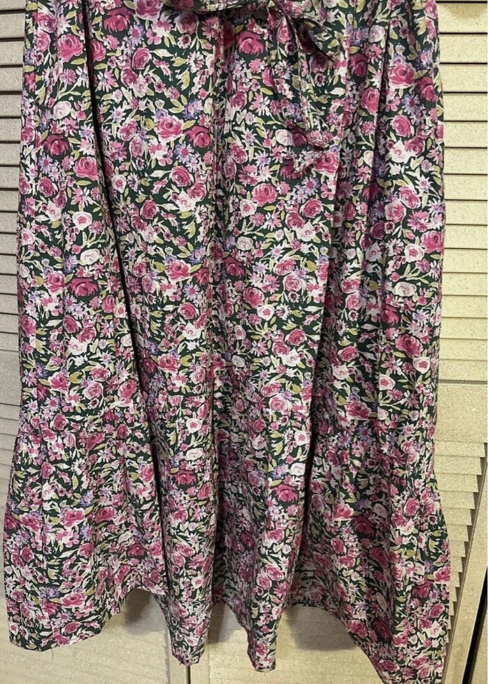 Mango floral elbise pamuk - Görsel 4