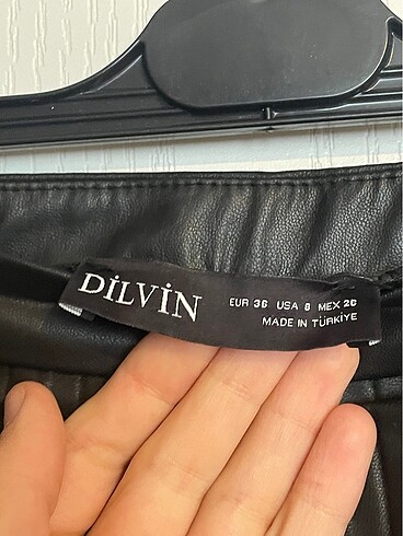s Beden siyah Renk Dilvin Etek