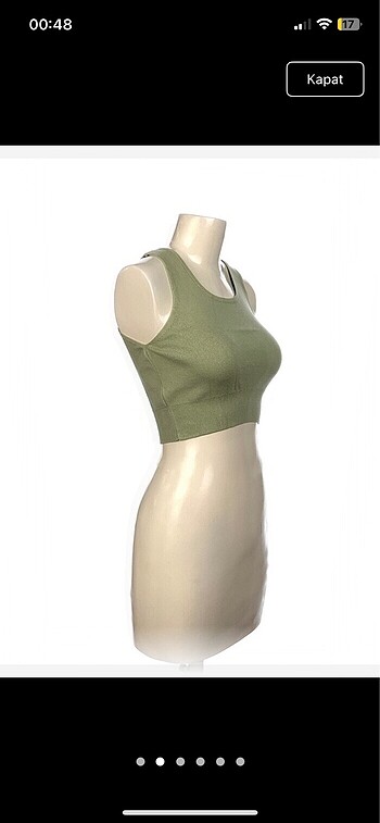 universal Beden yeşil Renk Dilvin Crop