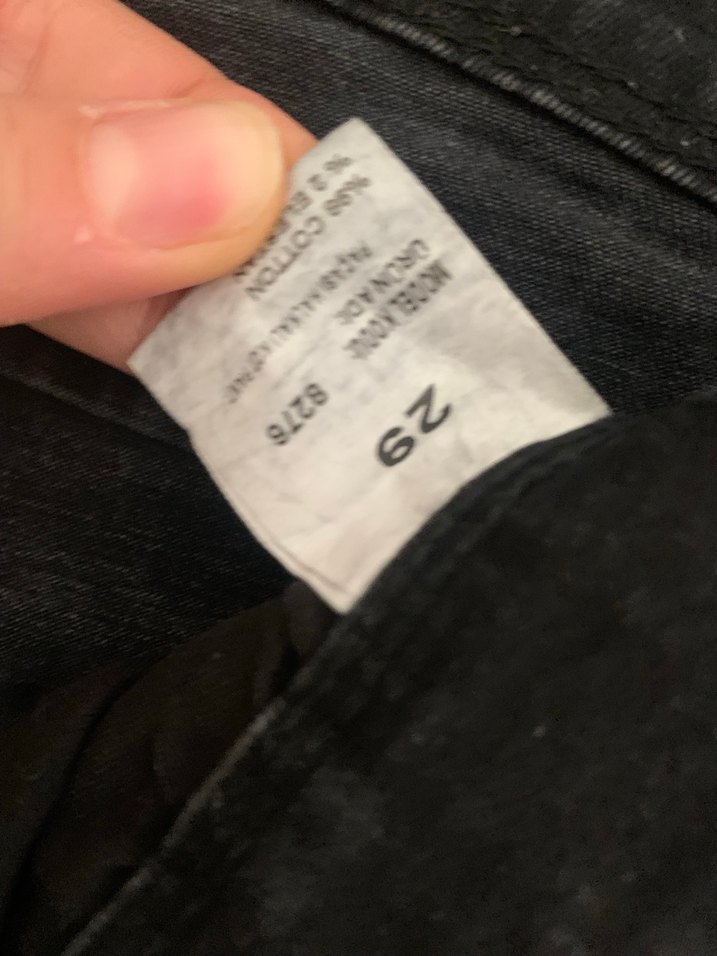 Siyah Kadın Dar Kot Pantolon - Görsel 3