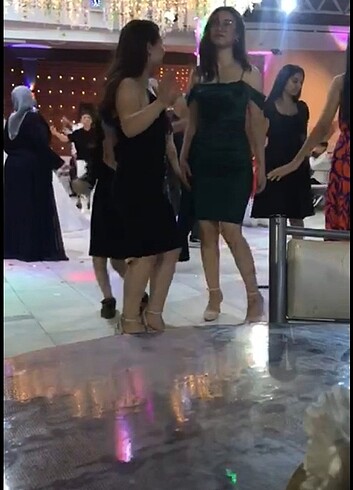 Diğer Zümrüt yeşili elbise / gece elbisesi