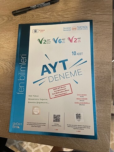 Üç dört beş ayt fen deneme