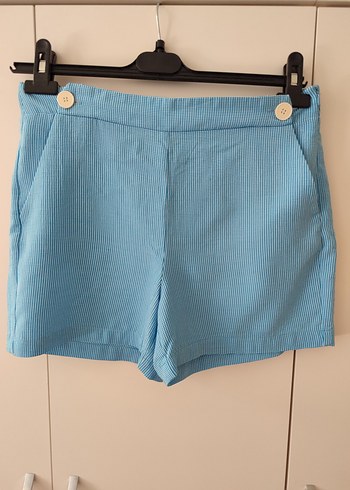 Mavi Mini Şort