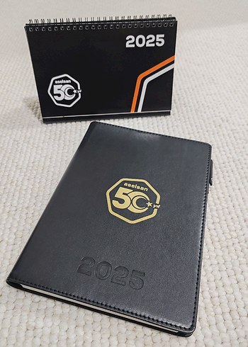 ASELSAN 2025 Siyah Ajanda ve Masa Takvimi