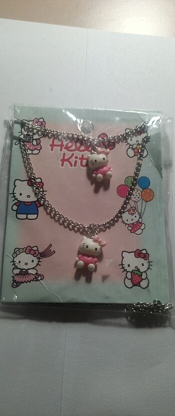 Hello kitty çift kolyesi