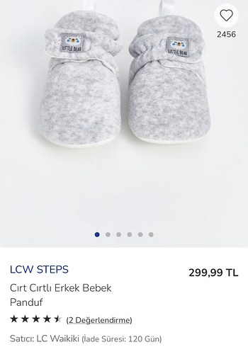 LC Waikiki Gri Erkek Bebek Panduf