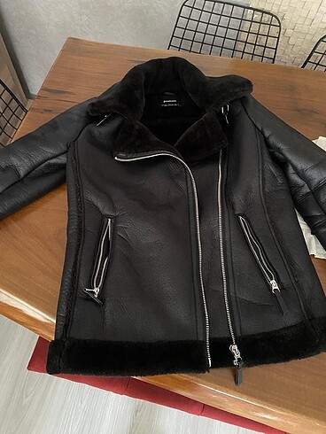 xs Beden Stradivarius biker mont