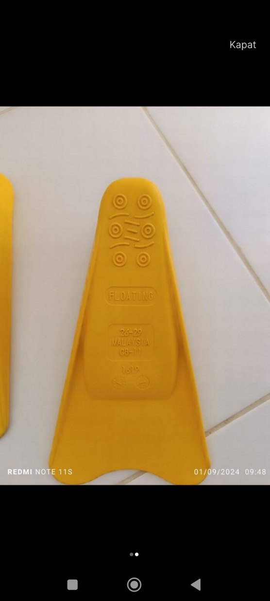 Sarı Erkek -Kız Su Ayakkabısı - Minimalist Tasarım - Görsel 2