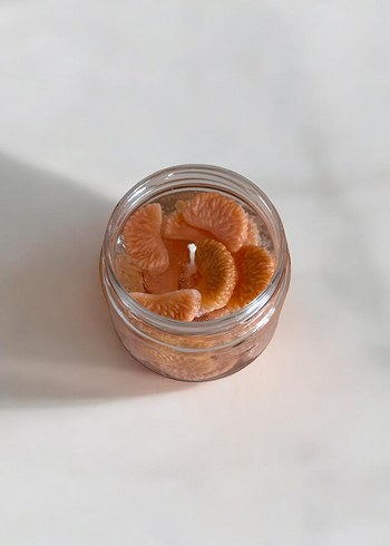 Turuncu Mandalina Dilimli Mum