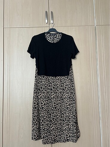 PENYE LEOPAR ELBİSE