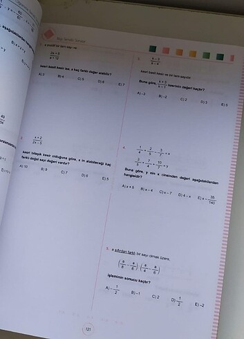  Ephasus yayınları Tyt matematik soru Bankası 