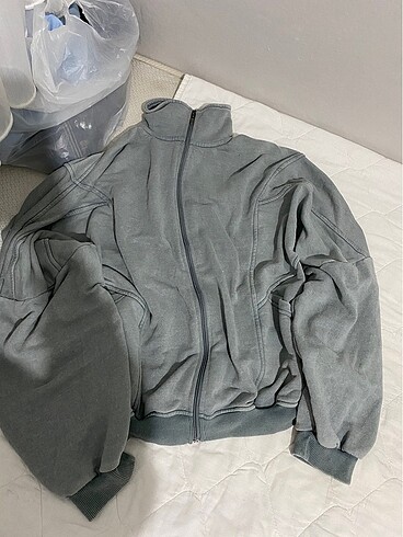 Bershka Oversize ceket-hırka -kapşon