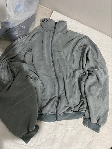 m Beden Oversize ceket-hırka -kapşon