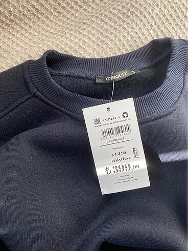 s Beden lacivert Renk Oversize sweatshirt