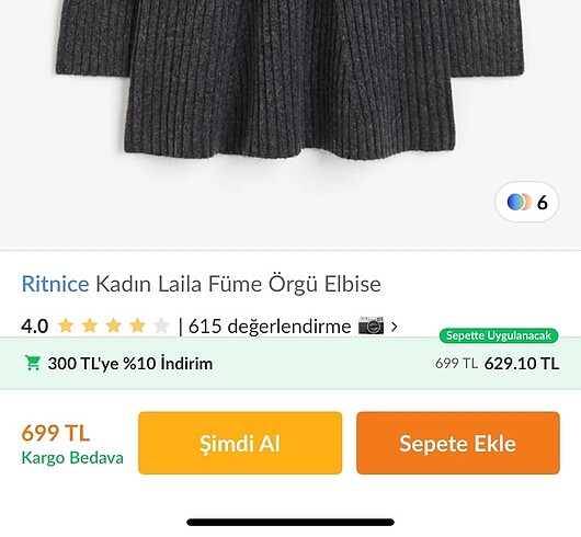 s Beden Uzun kollu triko elbise /mini triko elbise