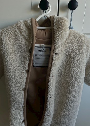 Bej Bebek Kürklü Tulum - Görsel 2