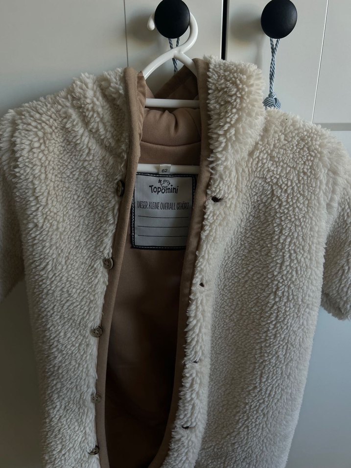 Bej Bebek Kürklü Tulum - Görsel 2