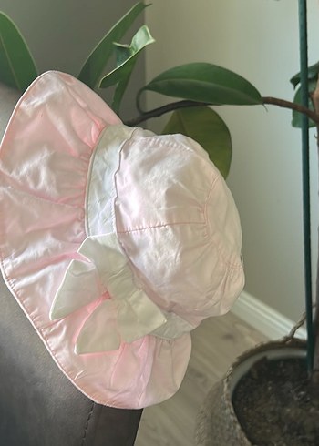 Pembe Fiyonklu Bebek Şapkası - Görsel 2