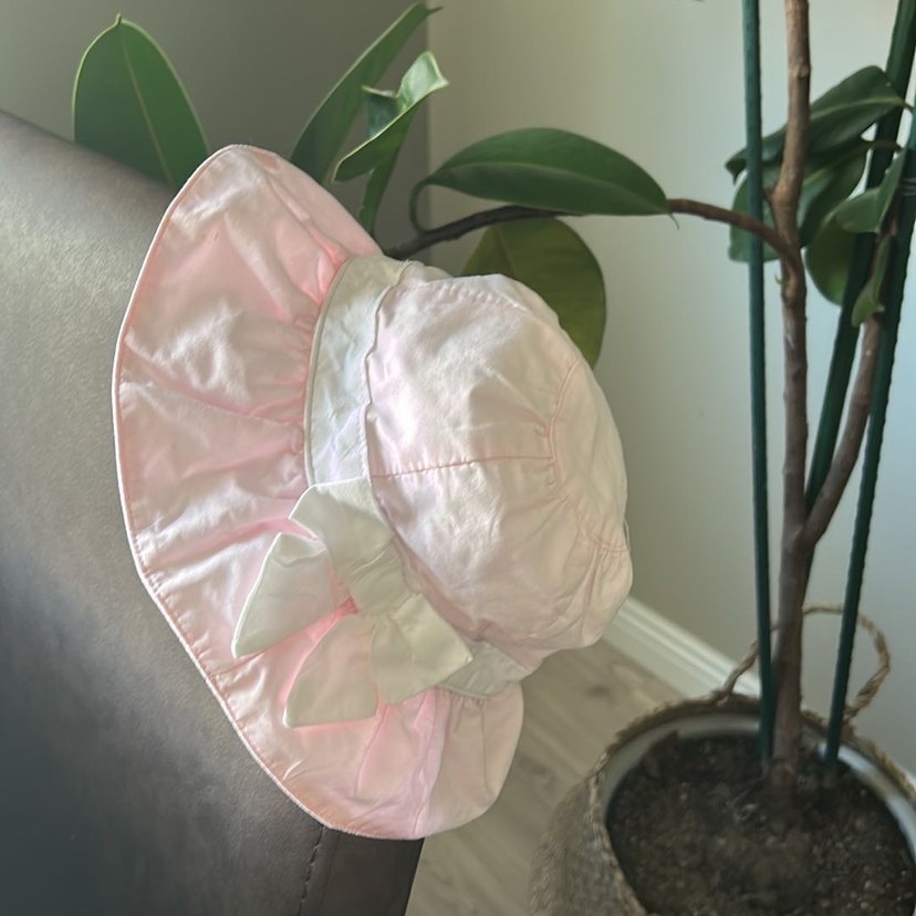 Pembe Fiyonklu Bebek Şapkası - Görsel 2