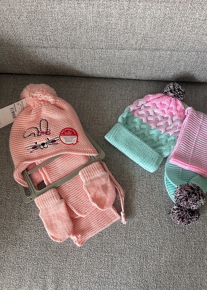 2 takım atkı bere eldiven - Görsel 4