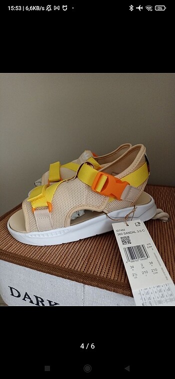34 Beden Orijinal adidas unisex sandalet