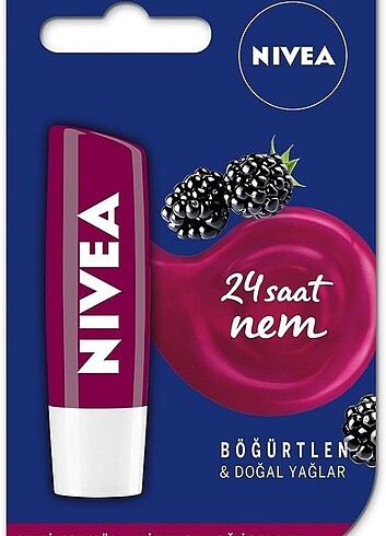 Nivea Böğürtlenli Dudak Nemlendirici 2 Adet