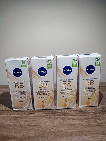  Beden Nivea 5i1 Arada BB Krem SPF 15 Açık Renk